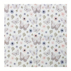 20Pcs Disposable Party Print Napkins Floral Butterfly Soft Absorbent Napkins