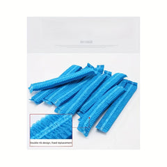 40pcs Disposable Head Cover Non-woven Strip Hat Dustproof Cap