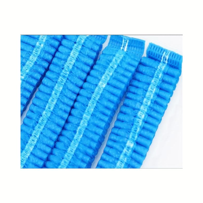 40pcs Disposable Head Cover Non-woven Strip Hat Dustproof Cap