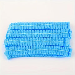 40pcs Disposable Head Cover Non-woven Strip Hat Dustproof Cap