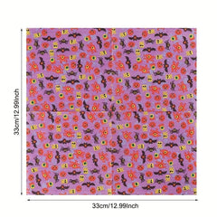 20pcs Halloween Square Napkins - Disposable Paper Party Printed Napkin