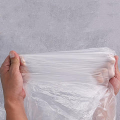10pcs Clear Waterproof Disposable Plastic Tablecloth