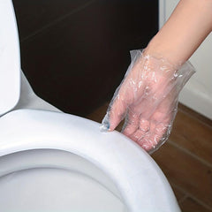 100pcs Food Transparent Disposable Gloves for Dishwashing Beauty Kitchen
