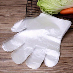 100pcs Food Transparent Disposable Gloves for Dishwashing Beauty Kitchen