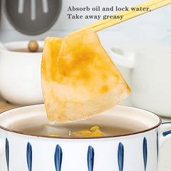 60Pcs Food Paper Absorption Membrane Pads 20 Cm Diameter Blotting Sheets