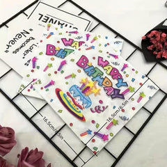 20 Sheets Birthday Series Printed Napkins For Hotels Cafes Parties Weddings