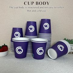 50PCS 7oz Christmas Disposable Paper Cup, Suitable for Various Beverages