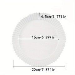 50 PCS Air Fryer Disposable Paper Liner for Baking Roasting Microwave