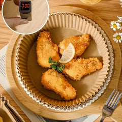 50 PCS Air Fryer Disposable Paper Liner for Baking Roasting Microwave