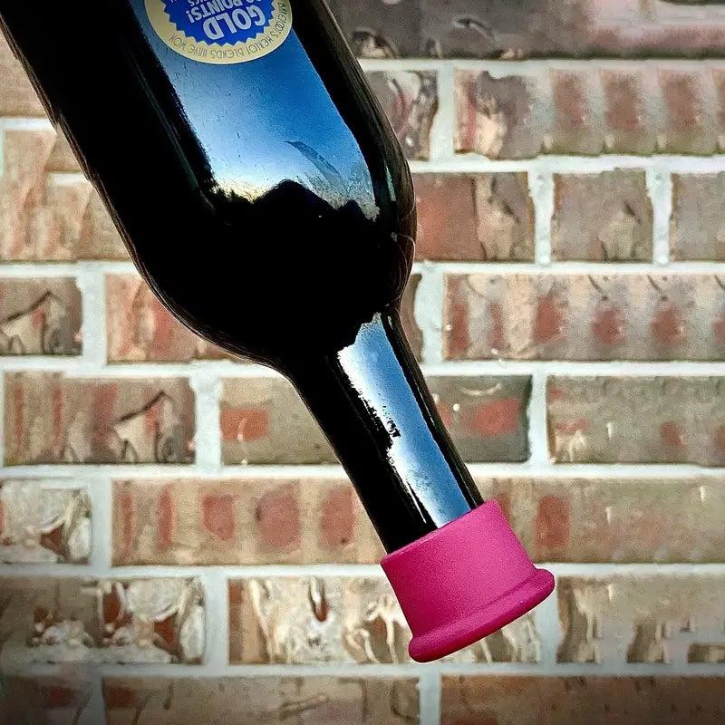 6PCS Silicone Wine Stoppers Airtight Seal Reusable Beer Bottle Cover