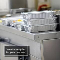 20pcs Aluminum Foil Pans Disposable Foil Food Containers 21 64oz Tin Foil Pans