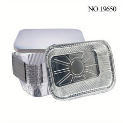 20pcs Aluminum Foil Pans Disposable Foil Food Containers 21 64oz Tin Foil Pans
