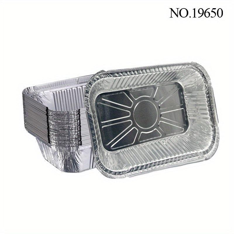 20pcs Aluminum Foil Pans Disposable Foil Food Containers 21 64oz Tin Foil Pans