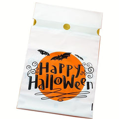 50pcs Halloween Gift Bags Ribbon Drawstring Candy Bags