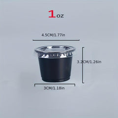 Disposable Souffle Cups with Lids 100pcs 200pcs
