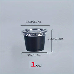 Disposable Souffle Cups with Lids 100pcs 200pcs
