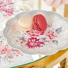 8pcs Disposable Paper Plate Afternoon Tea Birthday Party Cake Plate