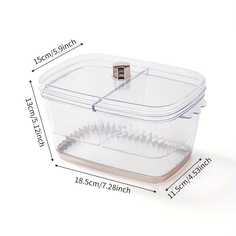 Appetizer Ice Tray with Lid - Party Platters Kitchen Food Bowl