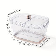 Appetizer Ice Tray with Lid - Party Platters Kitchen Food Bowl