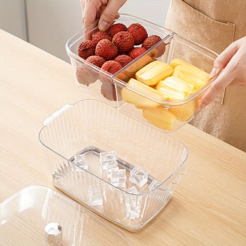Appetizer Ice Tray with Lid - Party Platters Kitchen Food Bowl