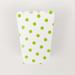 12 Pcs Polka Dots Popcorn Boxes for Party Snacks