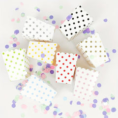 12 Pcs Polka Dots Popcorn Boxes for Party Snacks