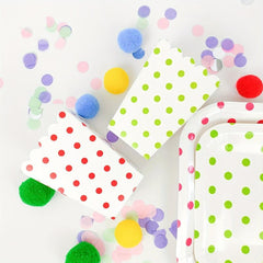 12 Pcs Polka Dots Popcorn Boxes for Party Snacks