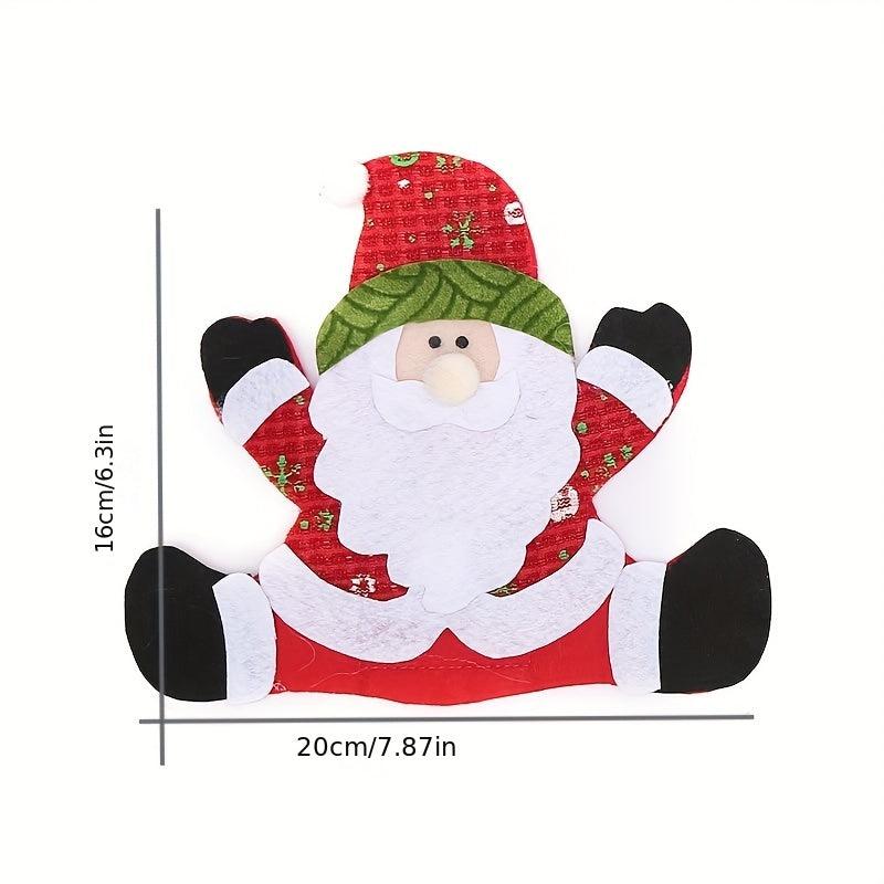 Santa Claus Cutlery Bag for Christmas Supplies