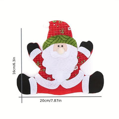 Santa Claus Cutlery Bag for Christmas Supplies