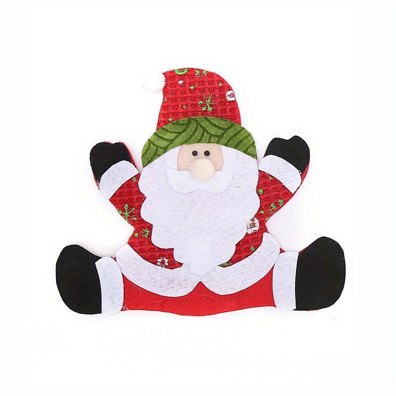 Santa Claus Cutlery Bag for Christmas Supplies