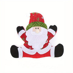 Santa Claus Cutlery Bag for Christmas Supplies