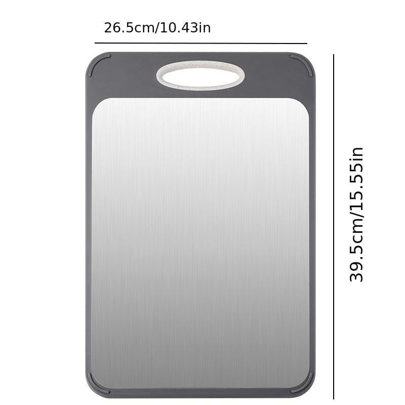 Stainless Steel Cutting Board with Fruit Pattern - Anti Cut and Anti Mildew