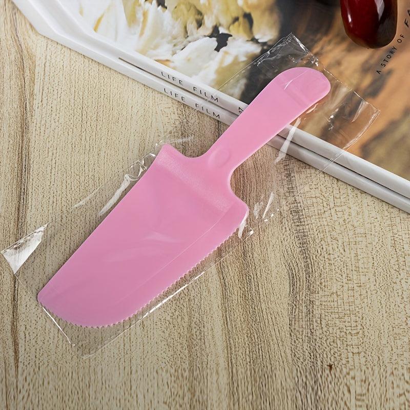 6pcs Disposable Cake Individually Wrapped Plastic For Birthday Party