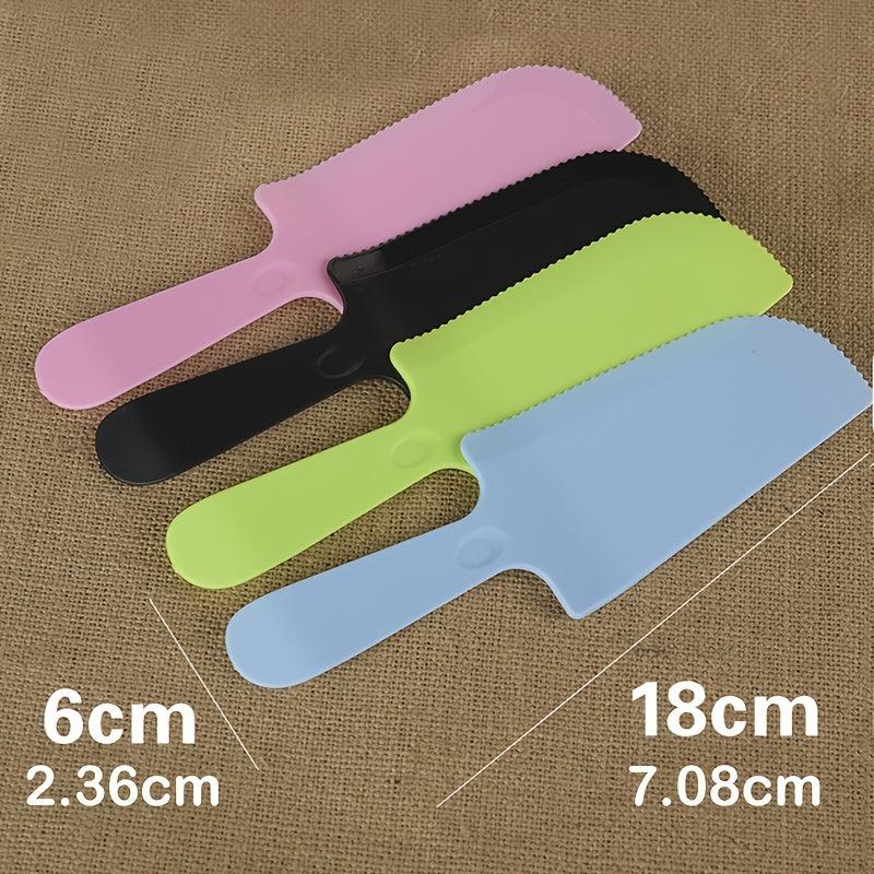 6pcs Disposable Cake Individually Wrapped Plastic For Birthday Party