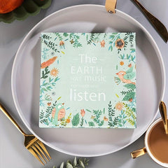 20pcs Disposable Square Napkins for Western Weddings and Parties