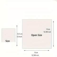 20pcs Disposable Square Napkins for Western Weddings and Parties