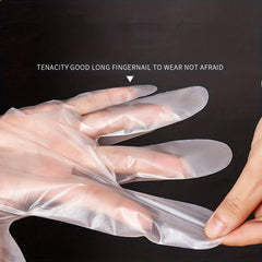 100pcs Disposable Food Gloves for Kitchen & Beauty Use