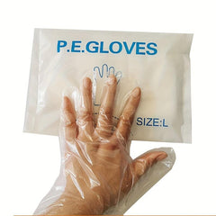 100pcs Disposable Food Gloves for Kitchen & Beauty Use