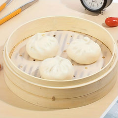 100pcs Round Non Stick Steamer Paper Waterproof Baking Tray Paper