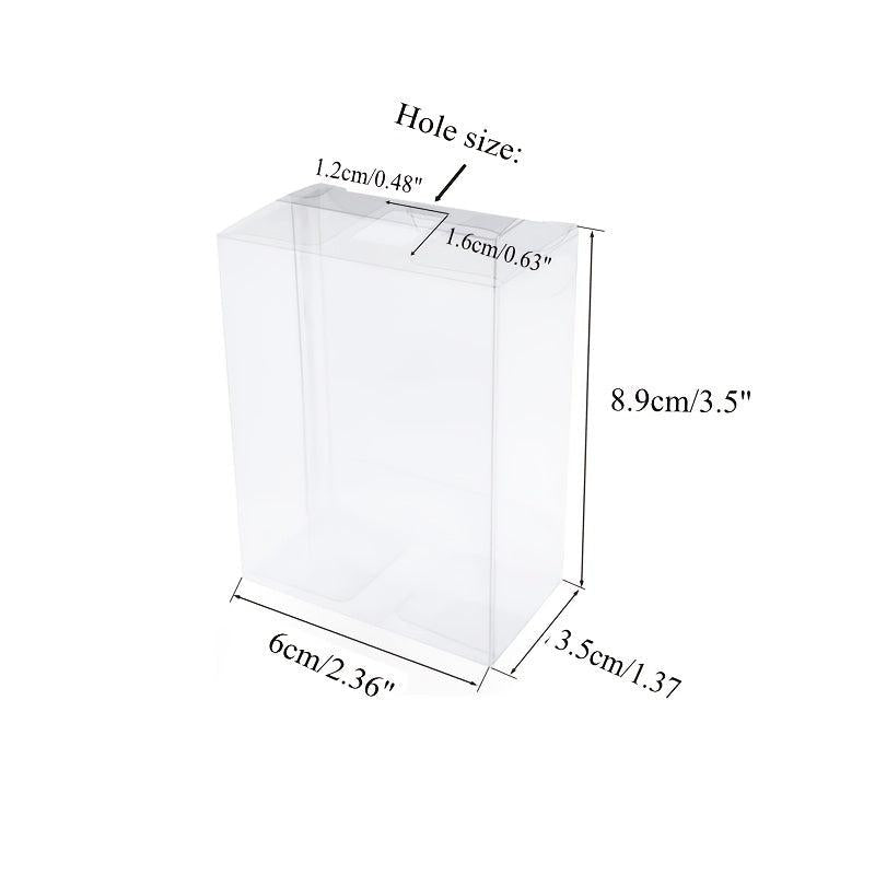 100pc Clear Treat Boxes with Hole for Cakesickles & Macarons