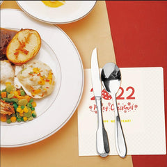 50 Pcs Christmas Dinner Napkins Disposable Paper 3-Layer Fancy Cocktail Napkins