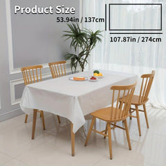 Disposable Party Tablecloth Solid Plastic Tablecloth