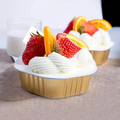 20pcs 350ml Hexagon Foil Pans Disposable Food Containers