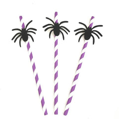 10pcs Halloween Disposable Wide Drinking Straws for Party