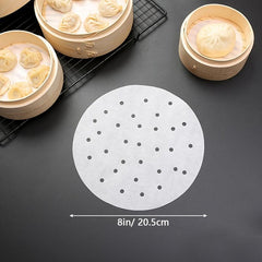 100pcs Air Fryer Parchment Paper Liners 8inch 9inch