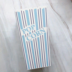 6pcs Retro Style Popcorn Containers Red & Striped Reusable Boxes