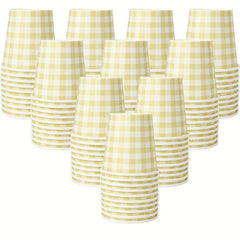 100Pcs 3oz Disposable Small Bathroom Cups Waxed Paper Tasting Cups