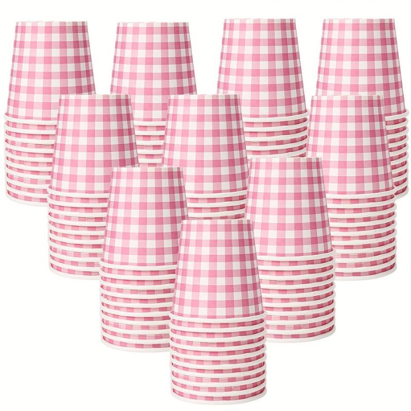 100Pcs 3oz Disposable Small Bathroom Cups Waxed Paper Tasting Cups