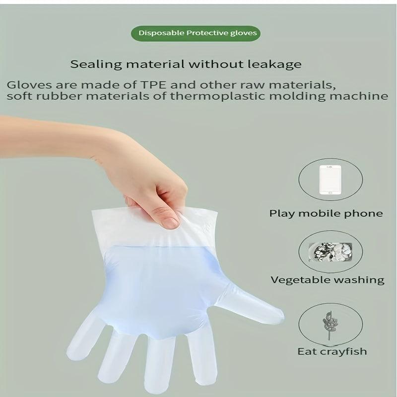 Disposable TPE Gloves Food Waterproof Beauty Touch Screen