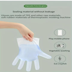 Disposable TPE Gloves Food Waterproof Beauty Touch Screen